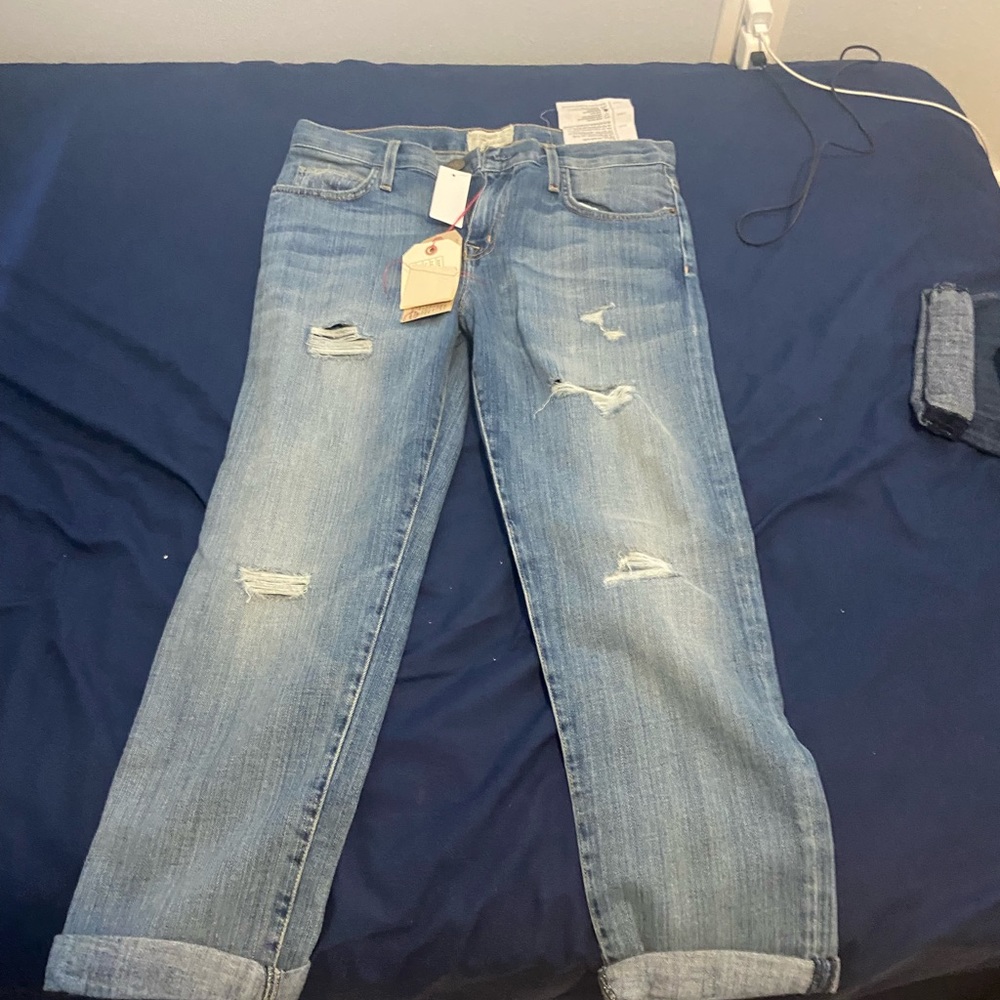 Current Elliot boyfriend jeans size 25